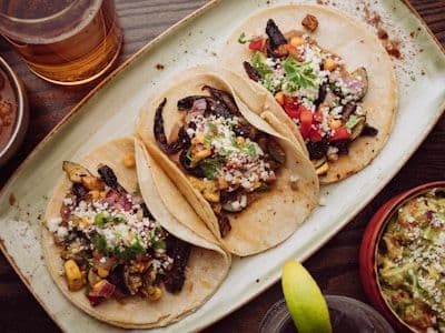 Tacos on a plate