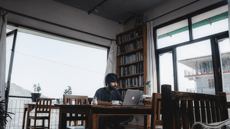 Responding to review on laptop